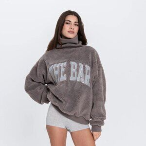 GIGI HIGHEST NECK SWEATSHIRT CINDER/GREY MEDIUM (sold out online)